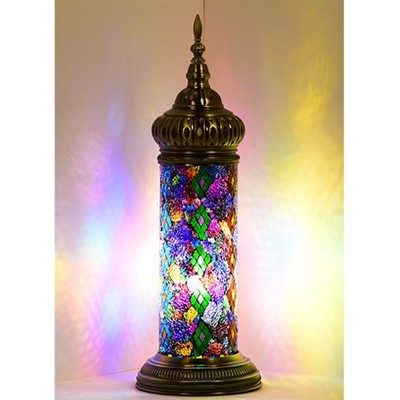 Turkish Cylinder Mosaic gólflampi